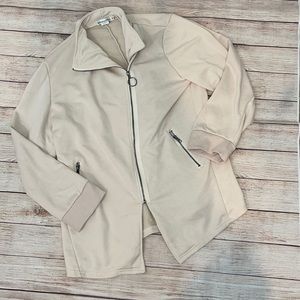 Z Avenue USA Diagonal Full Zip Jacket Size 1XL